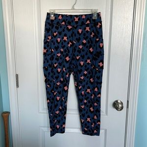 PopFit Blue leopard leggings
